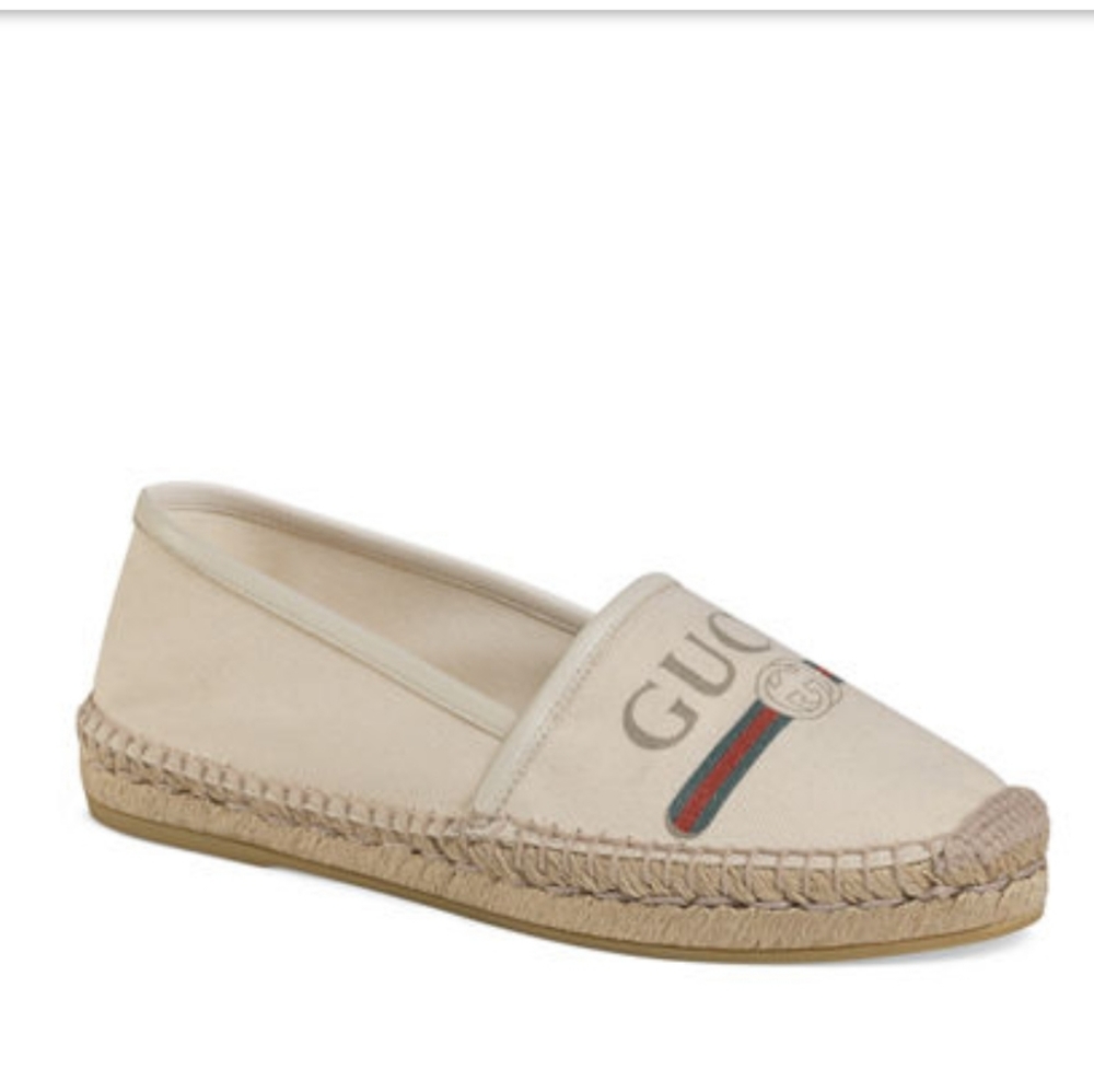 **sold**Gucci print espadrilles